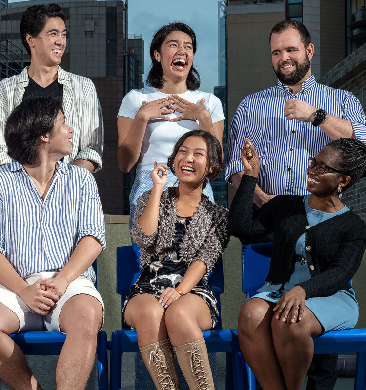 A group of English for Asia TEFL teachers celebrate becoming certified english teachers.